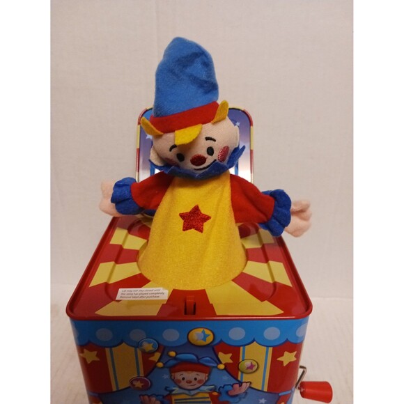 2010-Schylling's-Silly Circus Clown Musical Jack In The Box Pop Up Works! - Picture 7 of 7